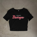 JC Buckeyes - Classic Black (Womens Crop Top)