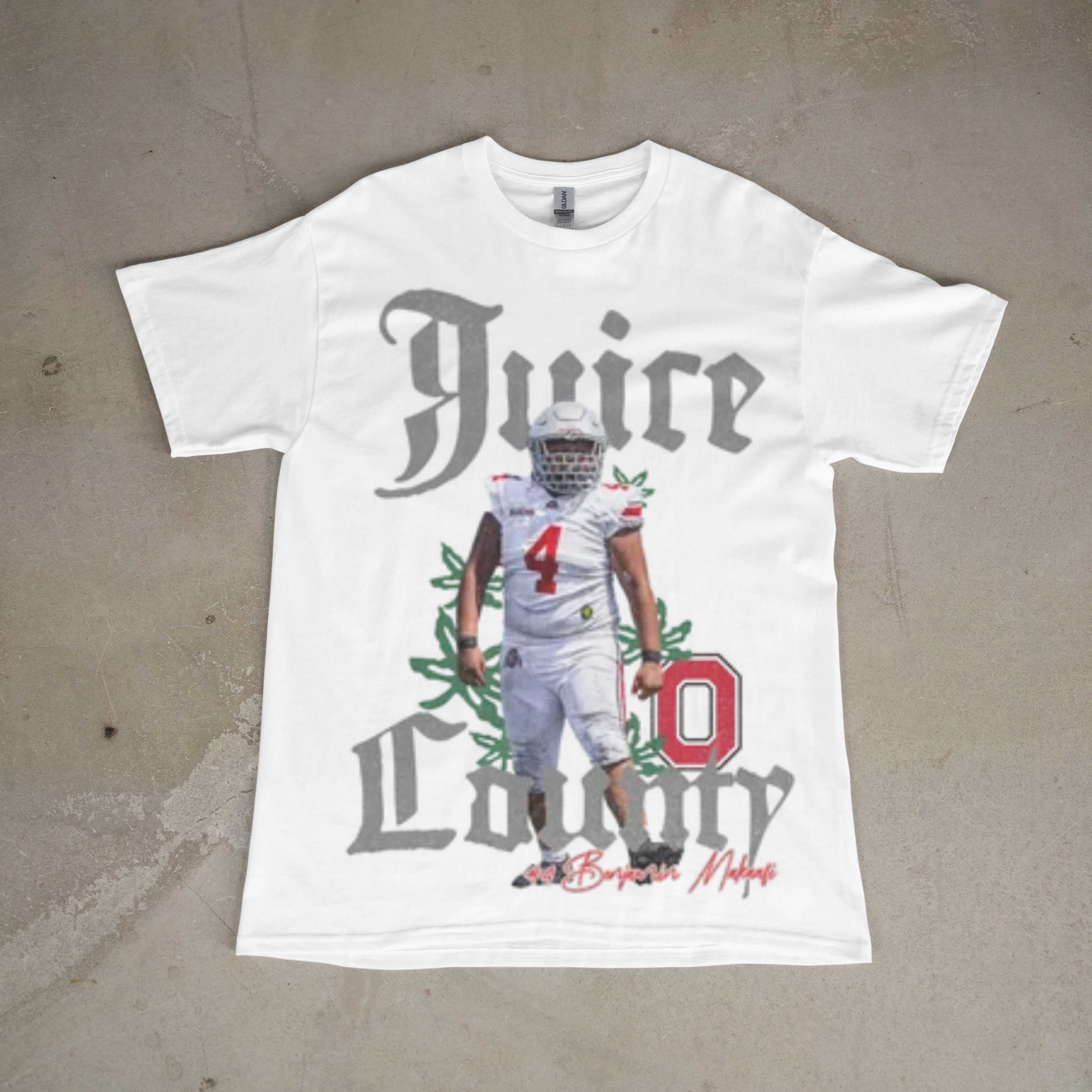 Custom Old English - Oversized Graphic Print