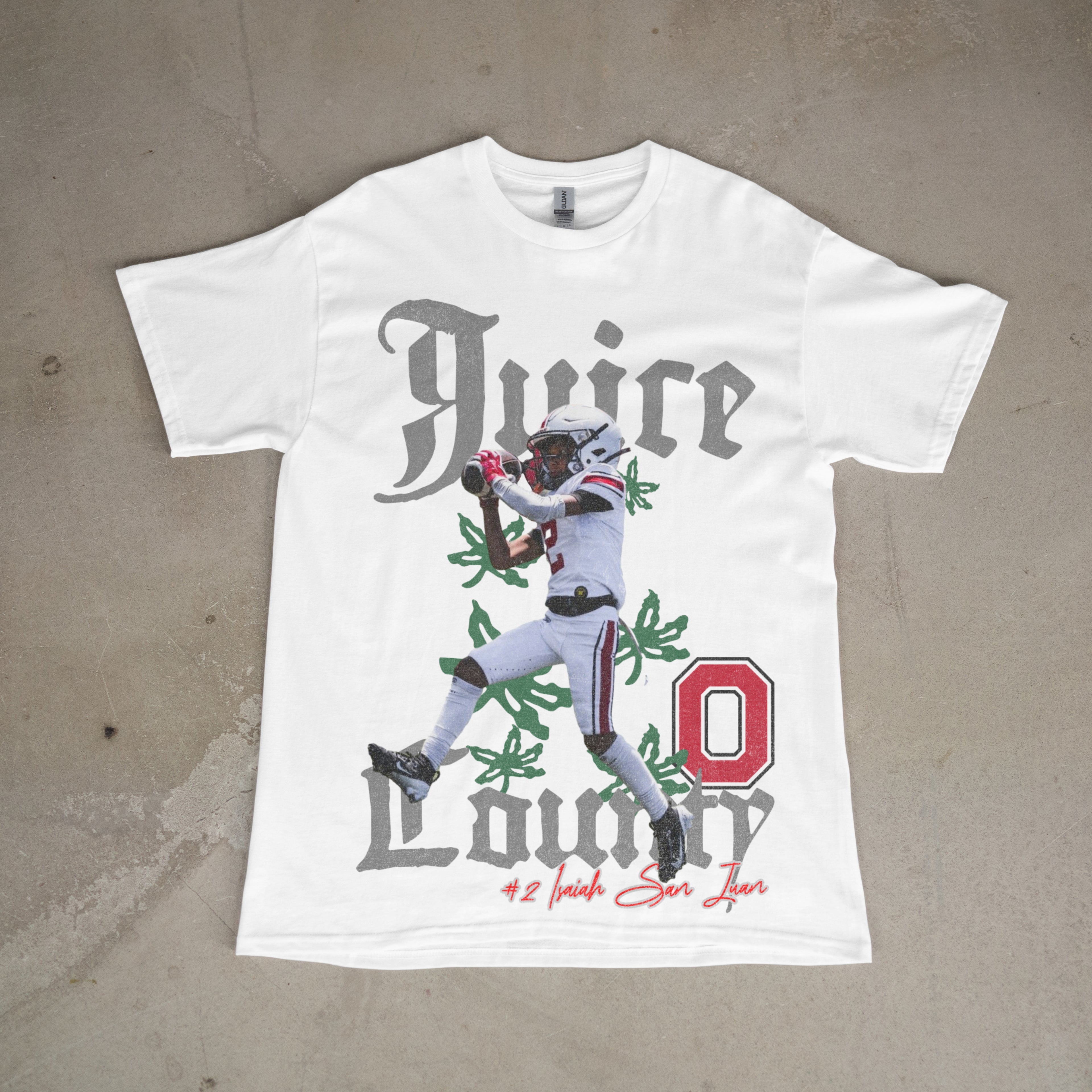 Custom Old English - Oversized Graphic Print
