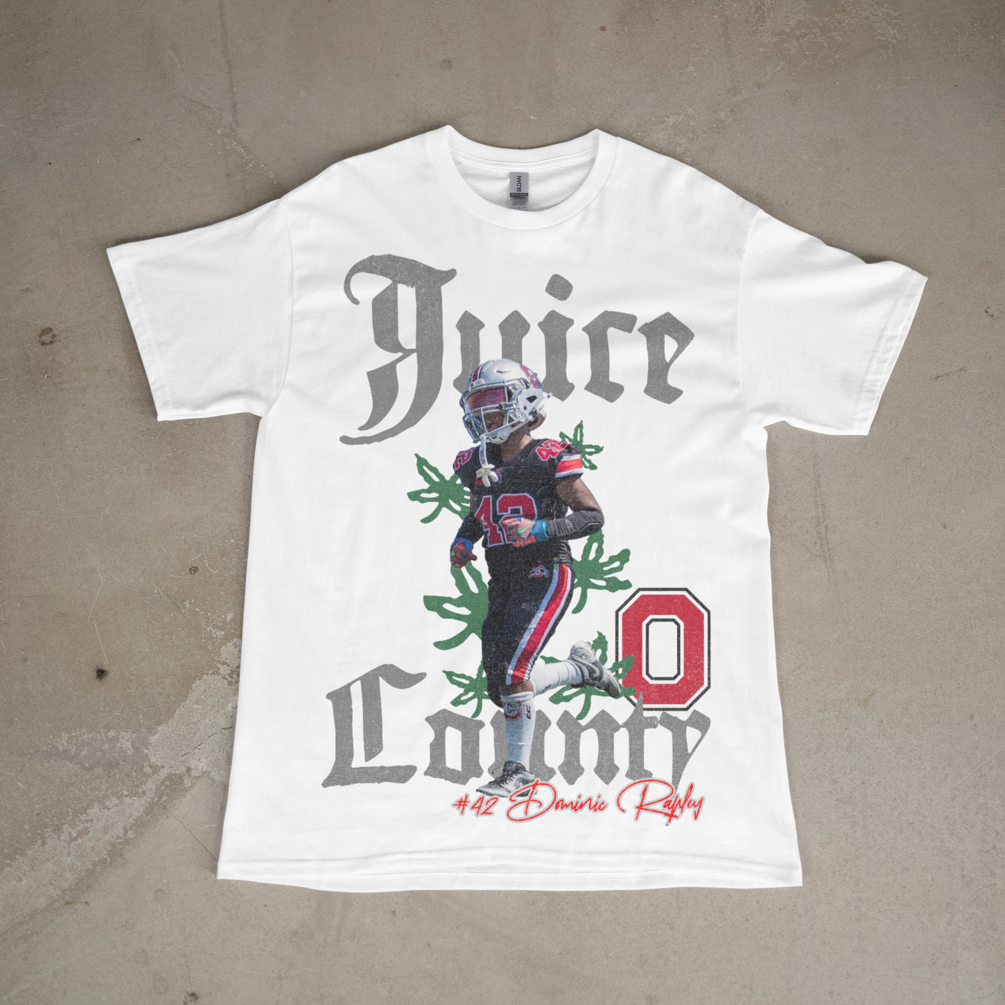 Custom Old English - Oversized Graphic Print (YOUTH)