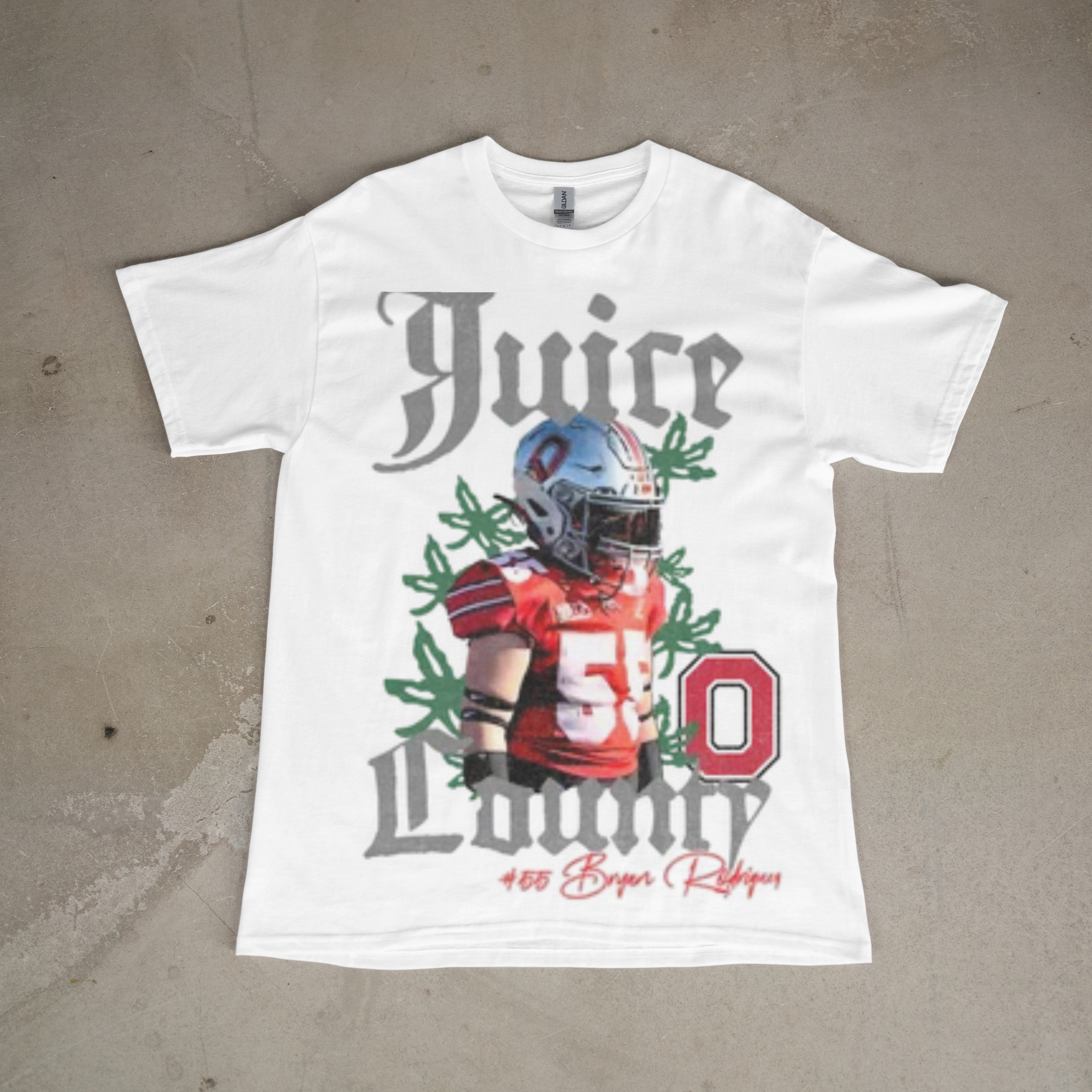 Custom Old English - Oversized Graphic Print