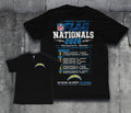NFL Flag Conquer Chargers - Conquer Chargers Adult Shirt